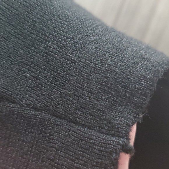 Vintage Gene Shelly Black beaded wool sweater - Picture 6 of 10